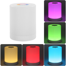 LED Touch Control Night Light USB Rechargeable Table Lamp Bedside Lamp Kid Children Gift For Living Room Decoration RGB