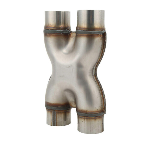 409 stainless steel exhaust adapter pipe 63mm diameter 1
