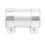 double clamp exhaust pipe adapter 2.5in joiner 5
