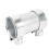 double clamp exhaust pipe adapter 2.5in joiner 3