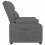 VidaXL vidaXL Recliner Chair Dark Grey Fabric 4