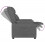 VidaXL vidaXL Recliner Chair Dark Grey Fabric 5