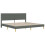 VidaXL vidaXL Bed Frame with Headboard Dark Grey 180 x 200 cm Fabric 5