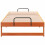 VidaXL vidaXL Bed Frame Brown 75 x 190 cm Solid Pine Wood 4