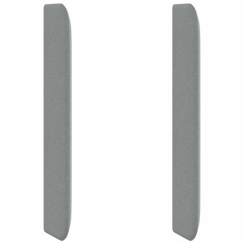 VidaXL vidaXL Headboard Ear Light grey 80 x 16 x 4 cm Fabric 1