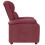 VidaXL vidaXL Relaxsessel Weinrot Stoff 4