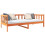 VidaXL vidaXL Bed Frame with Headboard Wax Brown 90 x 190 cm Solid Pine Wood 2