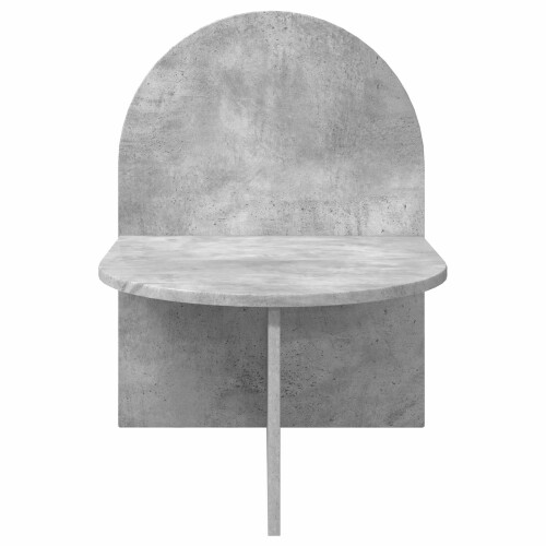 VidaXL vidaXL Bedside Table Concrete Grey 48 x 49 x 65 cm Engineered Wood 2