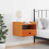 VidaXL vidaXL Bedside Table Wax Brown 38 x 36 x 29.5 cm Solid pine wood 4