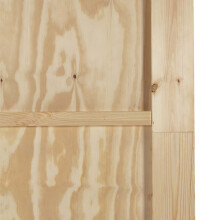 vidaXL Schiebetür ORKDAL 86 x 198,5 cm Massives Kiefernholz Natur