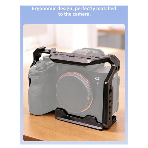 Camera Cage for  A7M5/A7R5/A7R5A/A7M4 Camera Protector Full Frame Aluminum Alloy Camera Cage 2