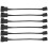 6 Szt. Standardowy Kabel Adaptera Wentylatora 4Pin PWM do 3Pin 1
