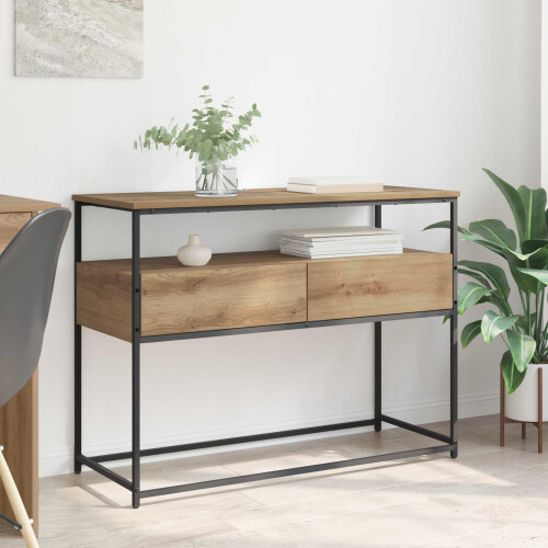 VidaXL vidaXL Console Table Artisan Oak 100 x 40 x 75 cm Engineered Wood