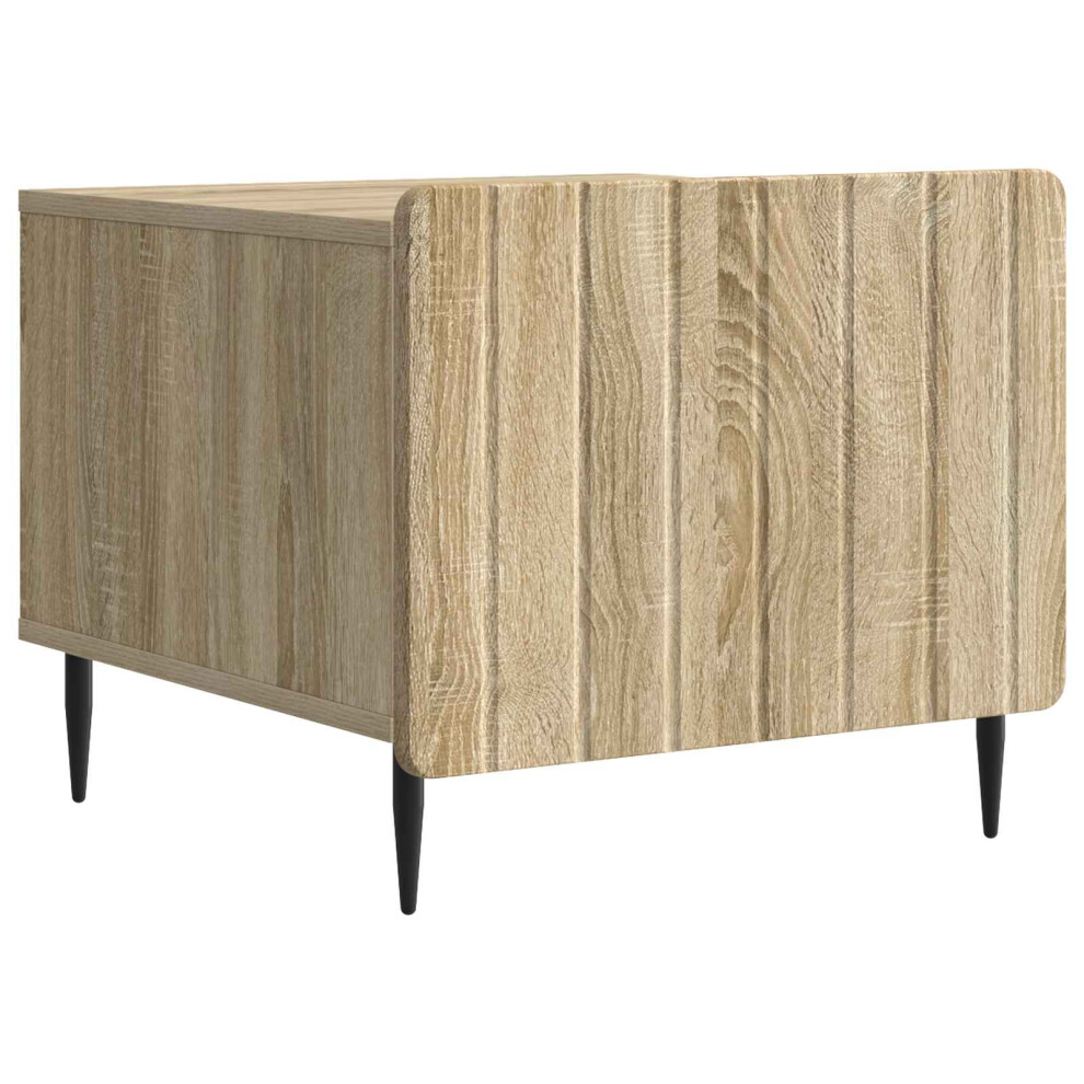 Vidaxl Coffee Table Sonoma Oak 49 X 50 X 42 Cm Engineered Wood