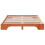 VidaXL vidaXL Bed Frame Wax Brown 160 x 200 cm Solid Pine Wood 5