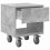VidaXL vidaXL Bedside Table Concrete Grey 40.5 x 40 x 48 cm Engineered Wood 4