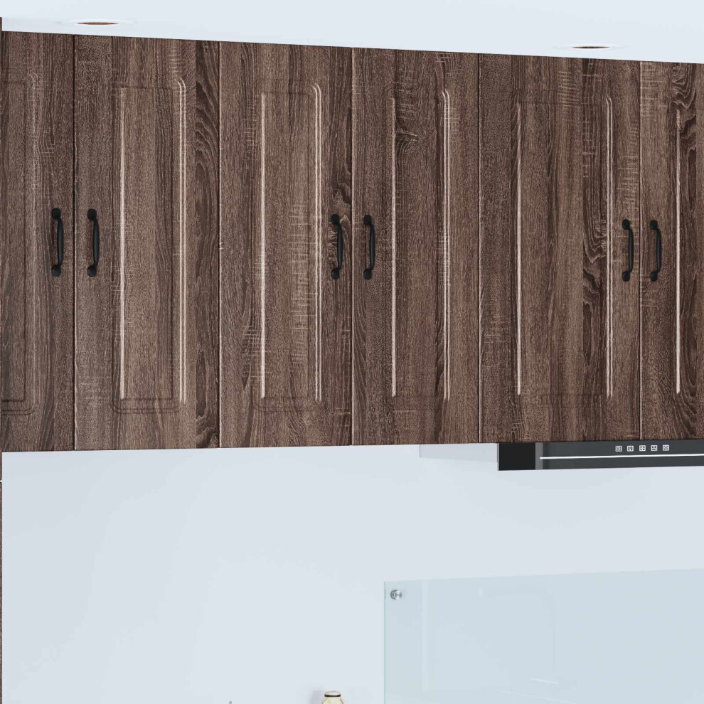 Vidaxl Dishwasher Panel Kalmar Brown Oak 30 X 31 X 80 Cm