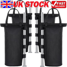 SET OF 4 SECURE SAND BAG LEG POLE WEIGHTS LARGE MARQUEE MARKET STALL GAZEBO FEET