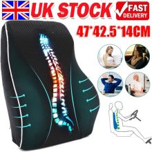 Lumbar Back Support Cushion Car Seat Wheelchair Office Chair Pillow Memory Foam