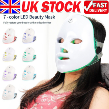 LED Facial Mask 7 Color Red Light Therapy Skin Care Beauty Mask Anti Acne