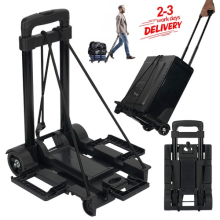 90KG Heavy Duty Folding Lightweight Hand Sack Trolley Cart Wheel Truck Barrow UK