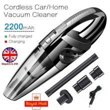Cordless Wet & Dry Car Vacuum Cleaner Powerful Handheld Rechargeable Home Hair