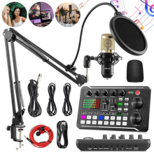 Podcast Equipment Bundle Home Studio Recording Kit Live Portable Multi-Device UK