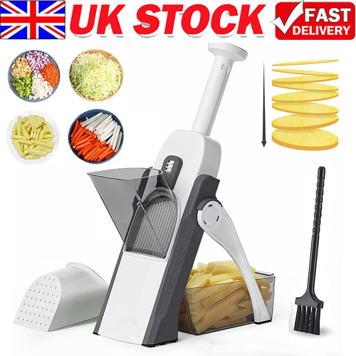 Safe Mandoline Vegetable Slicer Adjustable Vegetable Food Chopper Kitchen 1