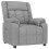VidaXL vidaXL Recliner Chair Light Grey Fabric 2