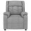 VidaXL vidaXL Recliner Chair Light Grey Fabric 3