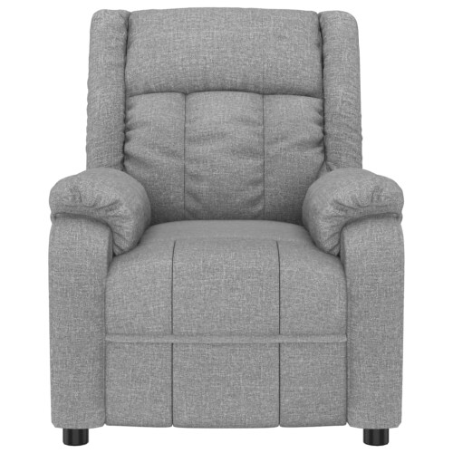 VidaXL vidaXL Recliner Chair Light Grey Fabric 2