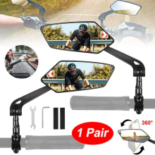 2x Bicycle Bike Cycle Handlebar Rear View Mirrors Rearview  Wing Back Mirror UK