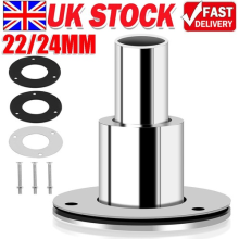 Stainless Steel Parking Heater Adapter For 22/24mm Hose Pipe Socket Hardware New