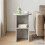 VidaXL vidaXL Side Table Concrete Grey Ø 39.5 x 55 cm Engineered Wood 3