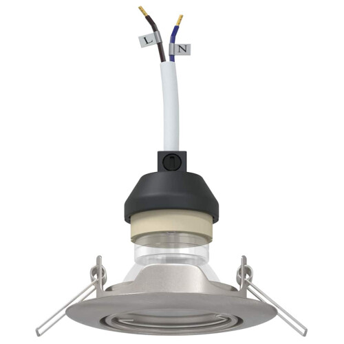 VidaXL vidaXL Spotlight 12 stk. Silber 9 x 9 x 2,5 cm Metall 2