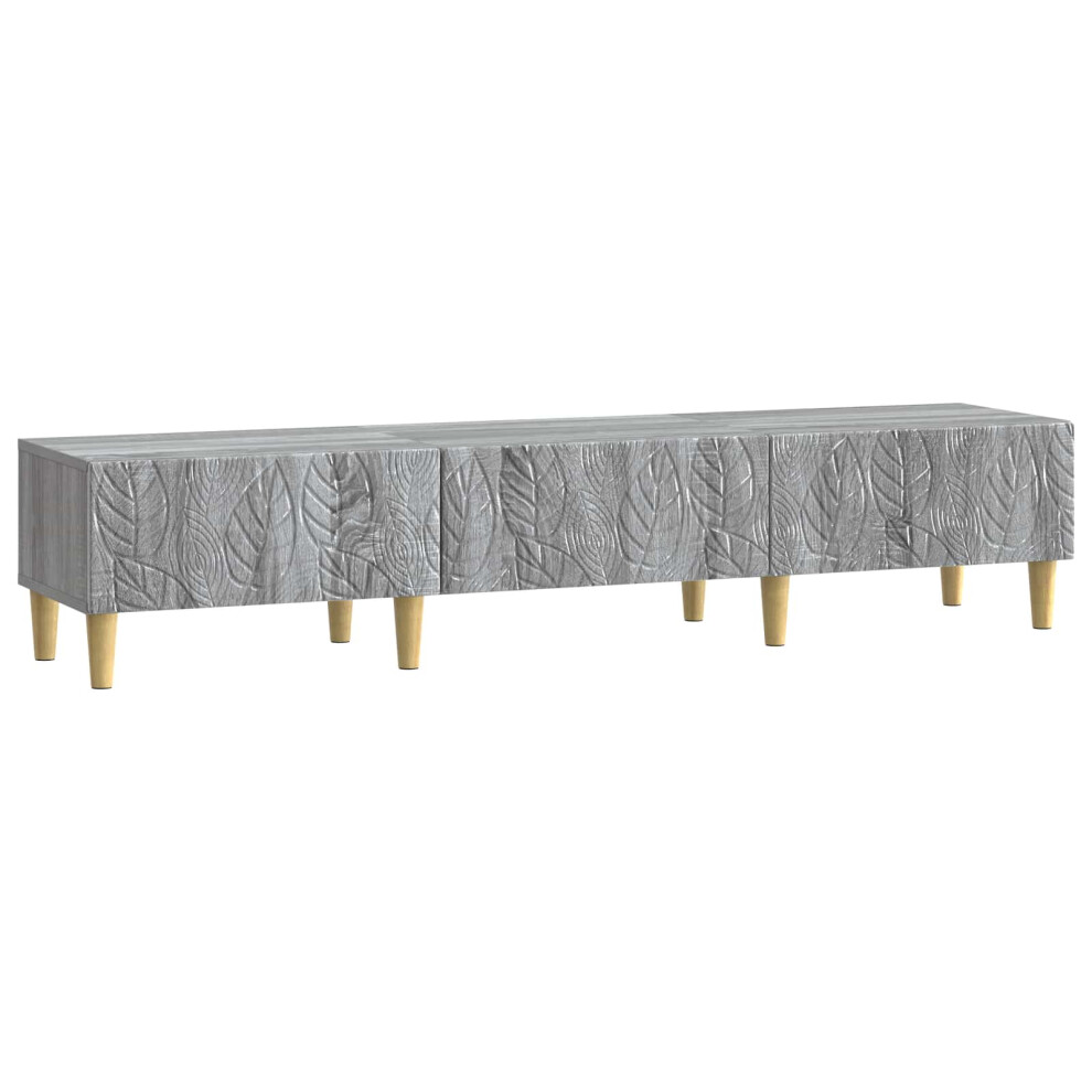 Vidaxl Tv Cabinet 147 X 34.5 X 30 Cm Grey Sonoma Engineered Wood