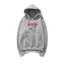(Grey,M)Mens Plain Pullover Hoodies Casual Hooded Sweatshirts Long Sleeve Classic Tops