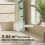 (Multicolor, Engineered Wood) Slim Tall Bathroom Cabinet, 2-Tier + 2 Drawers 4