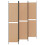 VidaXL vidaXL 5-Panel Room Divider Beige 250 x 220 cm Fabric 5