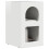 VidaXL vidaXL Bedside Table High Gloss White 29.5 x 33.5 x 50 cm 5