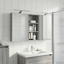 vidaXL Badezimmerschrank-Set 3 stk. 110 x 10,5 x 60,5 cm Holzwerkstoff