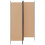 VidaXL vidaXL 3-Panel Room Divider Beige 150 x 180 cm Fabric 4