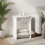 VidaXL vidaXL Side Table High Gloss White 50 x 39,5 x 55 cm Engineered Wood 1