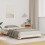 VidaXL vidaXL Bed Frame Brown 100 x 200 cm Solid Pine Wood 1