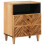 VidaXL vidaXL Bedside Table Brown 50 x 33 x 60 cm Solid Mango Wood 1