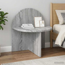 vidaXL Bedside Table Grey Sonoma 40 x 35.5 x 45.5 cm Engineered Wood