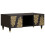 VidaXL vidaXL Coffee Table Black 100 x 54 x 40 cm Solid Mango Wood 1