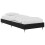 VidaXL vidaXL Bed Frame Black Oak 80 x 200 cm Engineered Wood 1