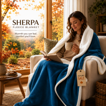 (Super King (230x270cm), Teal) Imperial Rooms 480GSM Reversible Sherpa Fleece Reversible Blanket - Ultra Soft Warm Plush Throw