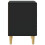VidaXL vidaXL Bedside Table Black 43 x 34.5 x 50 cm Engineered Wood 5